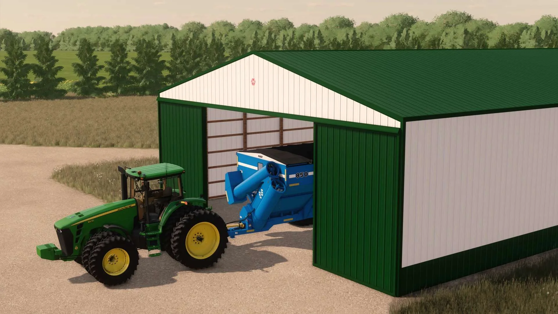 FS22 50×100 Shed v1.0 FS22