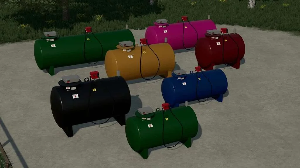 Fuel Tank Pack v1.1 FS22 FS22 Mod Free Download