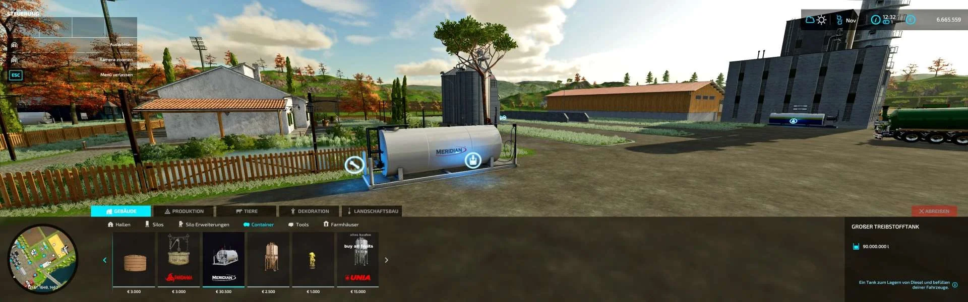 Fuel Tank with 90.000.000l Volume v1.0 FS22 FS22 Mod Free Download