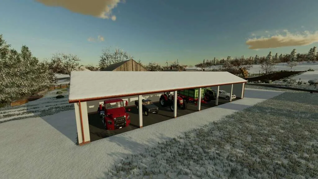 Garage And Storage Shelter v1.0.0.1 FS22 FS22 Mod Free Download