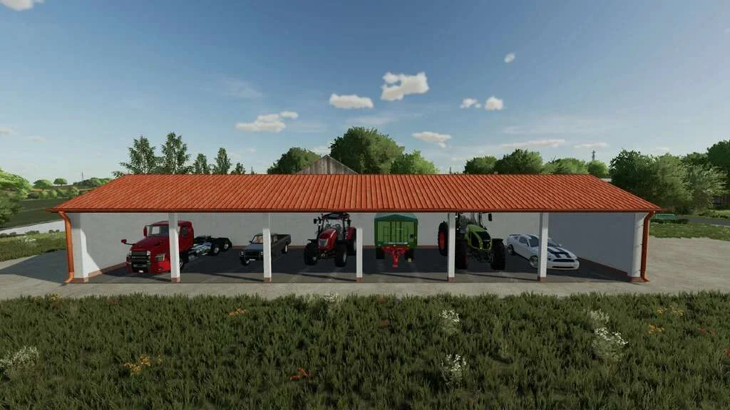 Garage And Storage Shelter v1.0 FS22 FS22 Mod Free Download