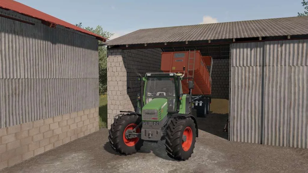 Garage With Chicken Coop v1.0 FS22 FS22 Mod Free Download