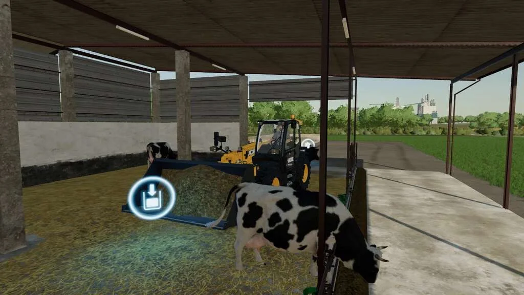 Garage With Cowbarn v1.0 FS22 FS22 Mod Free Download