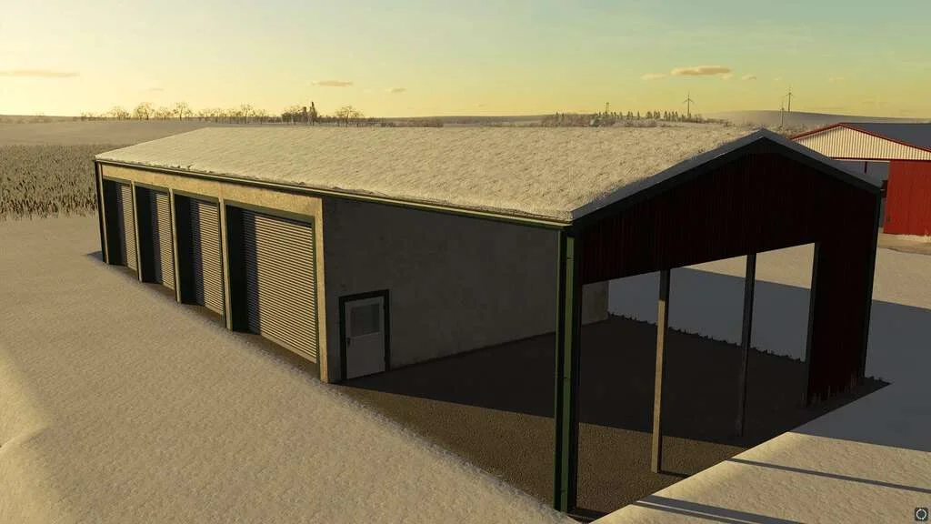 Garage With Shed v1.0 FS22