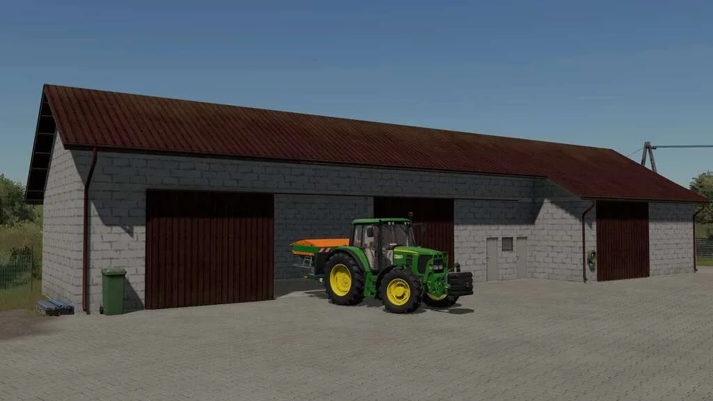 Garage With Sliding Doors v1.0 FS22 FS22 Mod Free Download