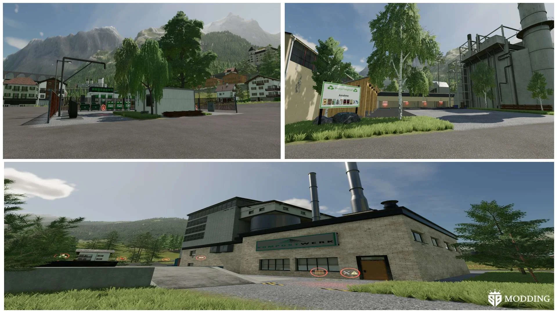 Garbage collection point v1.0 FS22 FS22 Mod Free Download