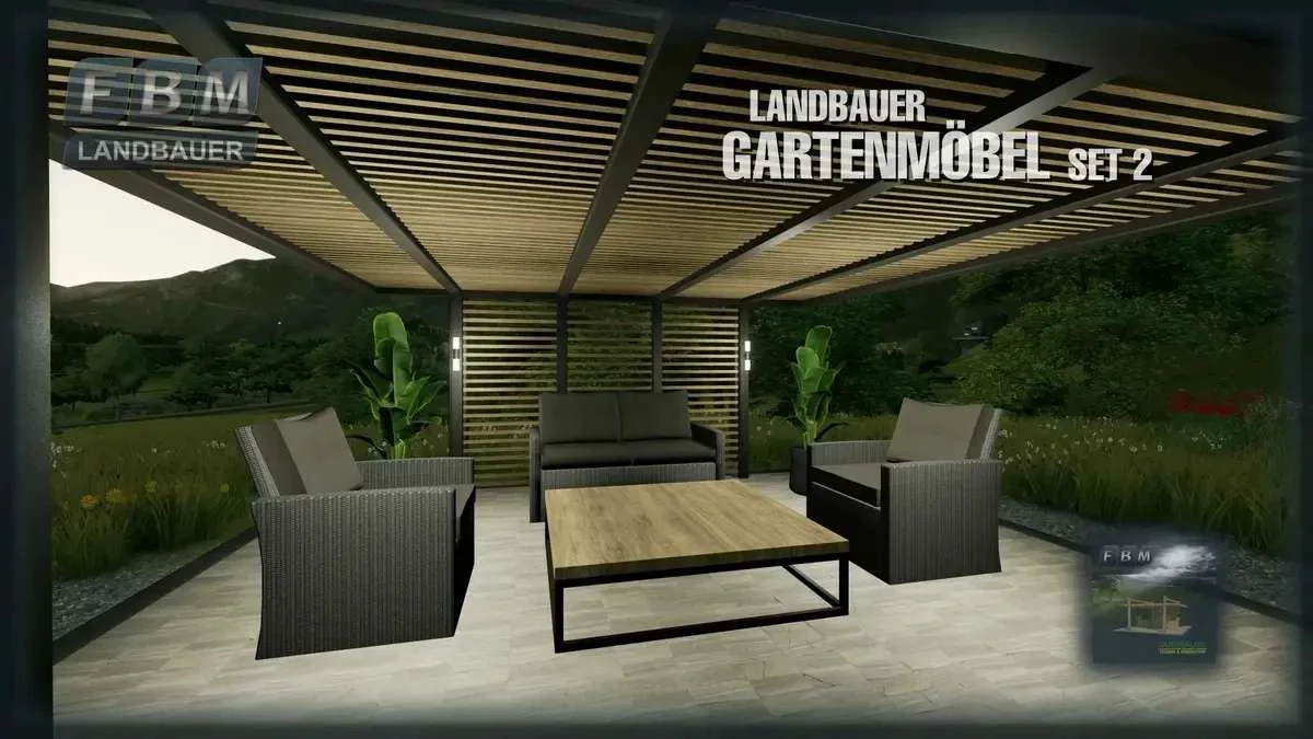 Garden Furniture Set 2 v1.0 FS22