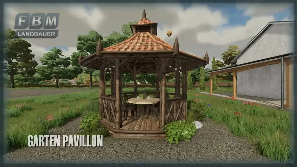 Garden Pavilion v1.0 FS22 FS22 Mod Free Download