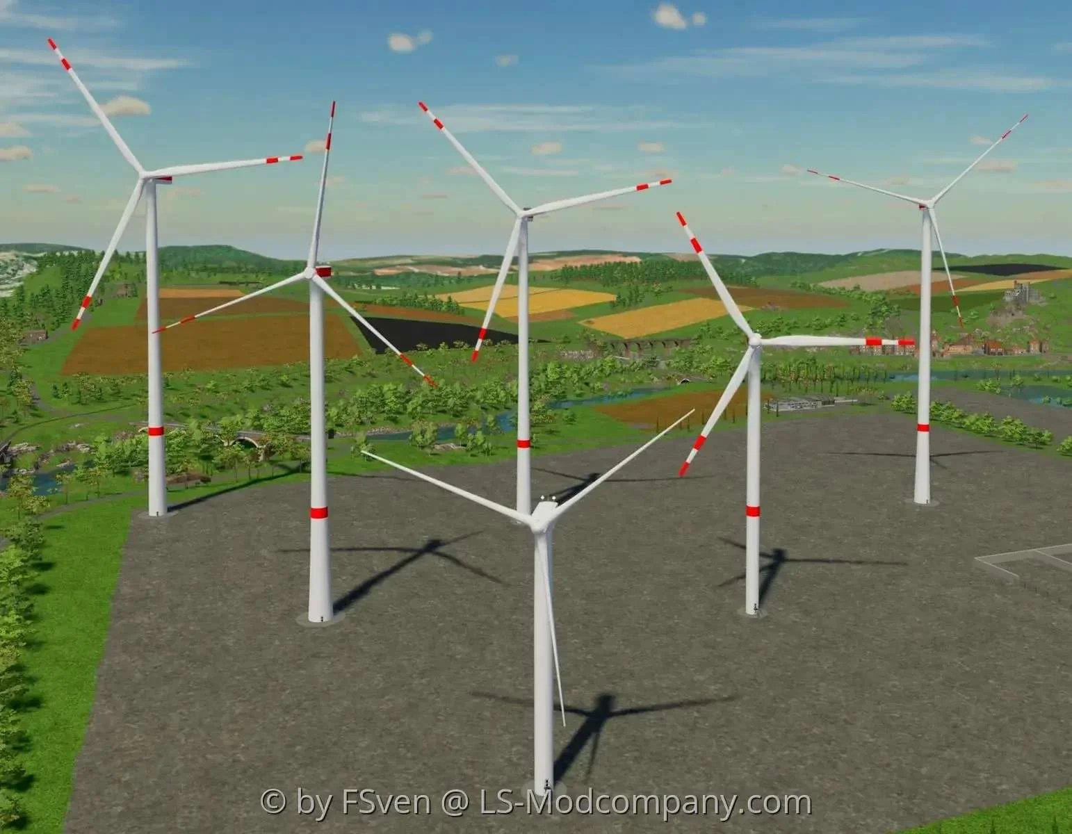 General Electric Windturbines v2.0 FS22