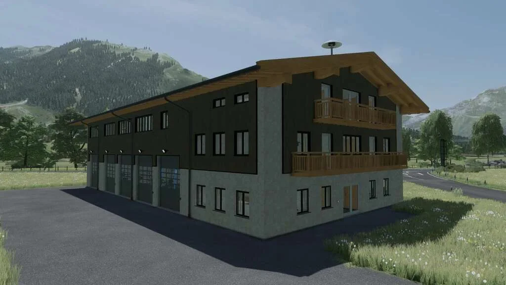 German Fire Station v1.0 FS22 FS22 Mod Free Download