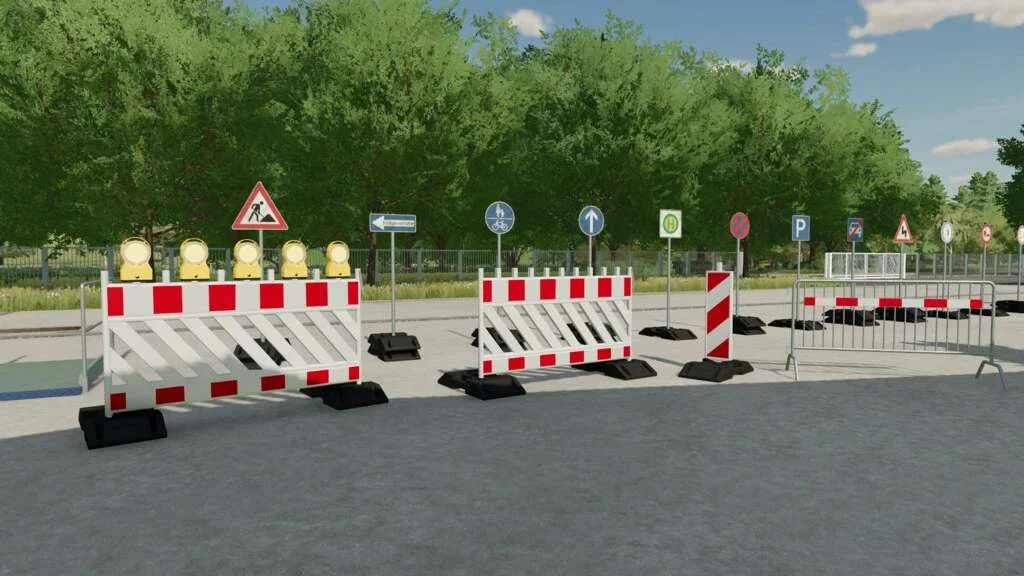 German Road Signs v1.0.0.1 FS22 FS22 Mod Free Download