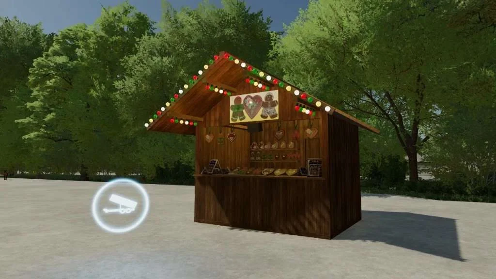 Gingerbread Stall v1.0 FS22 FS22 Mod Free Download