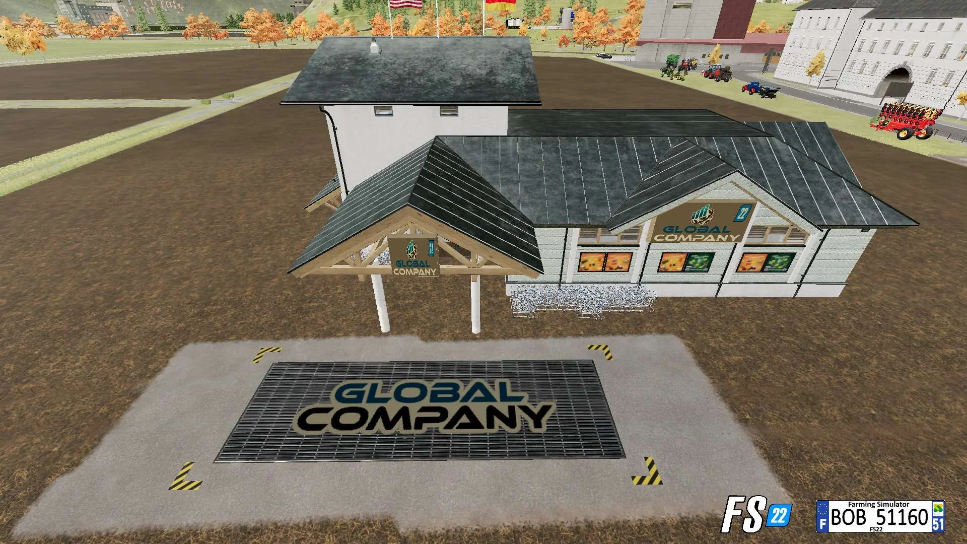 Global Company Sales Station V1.0 FS22 FS22 Mod Free Download