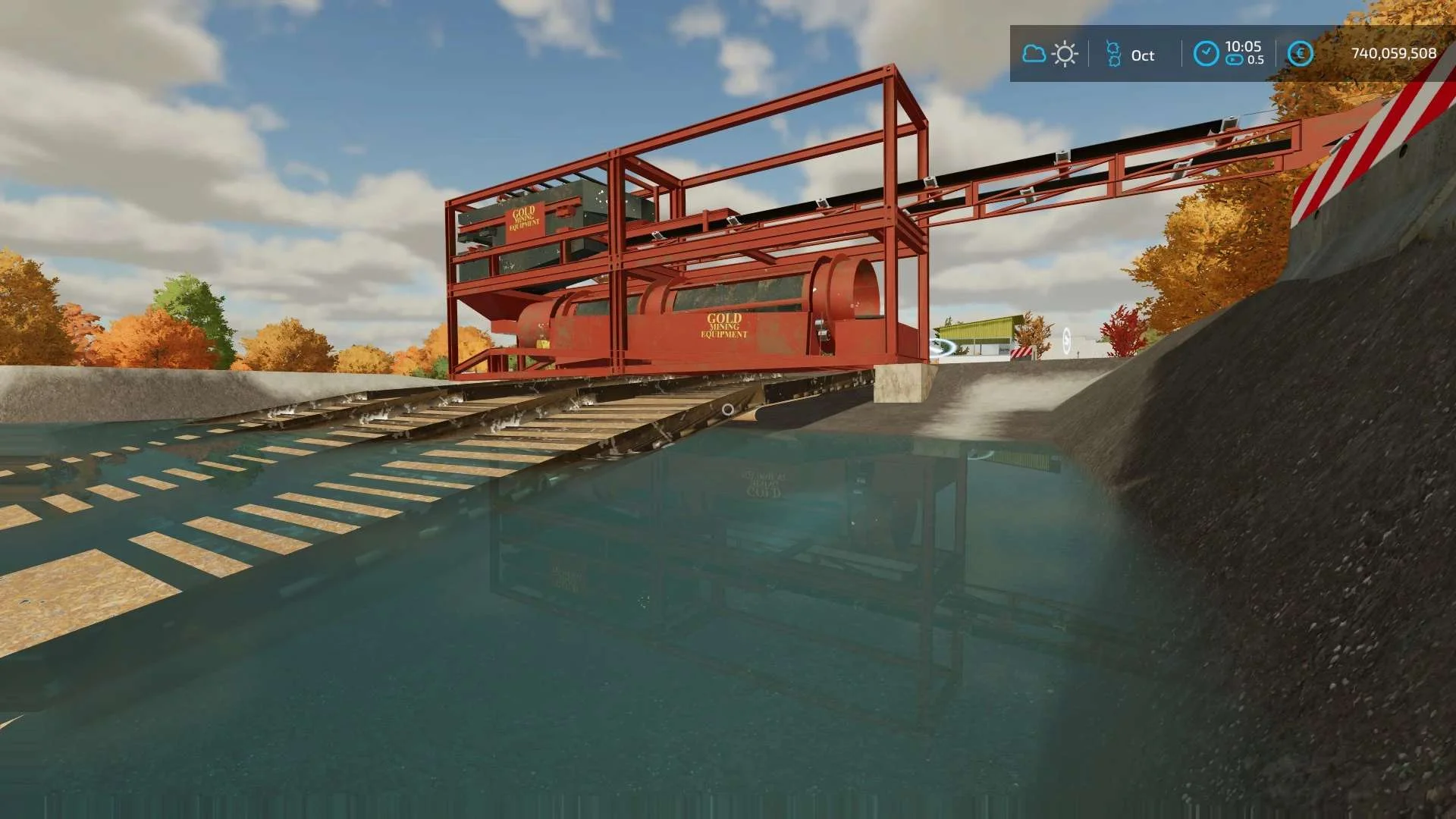 Gold Wash Plant v1.0 FS22 FS22 Mod Free Download