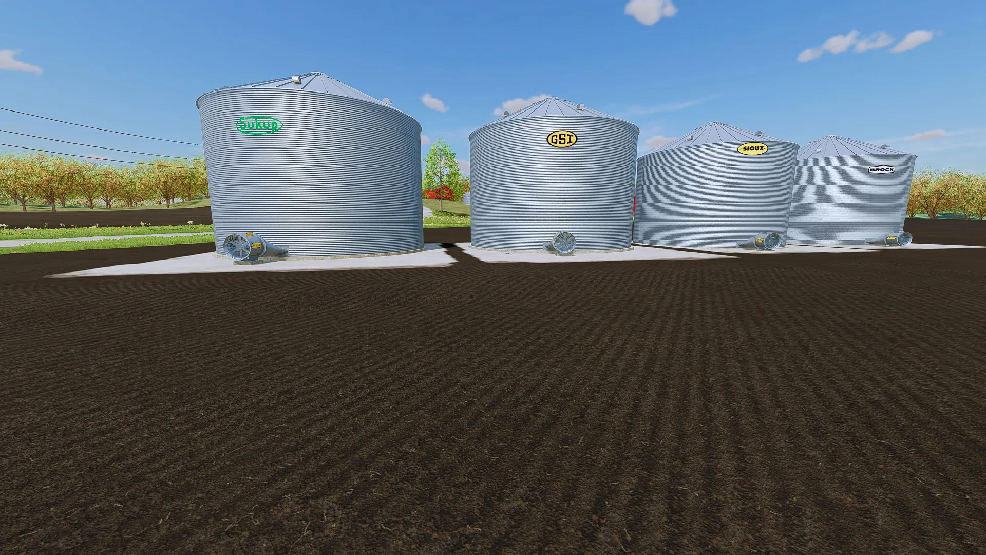 Grain Bins V1.0 FS22 FS22 Mod Free Download