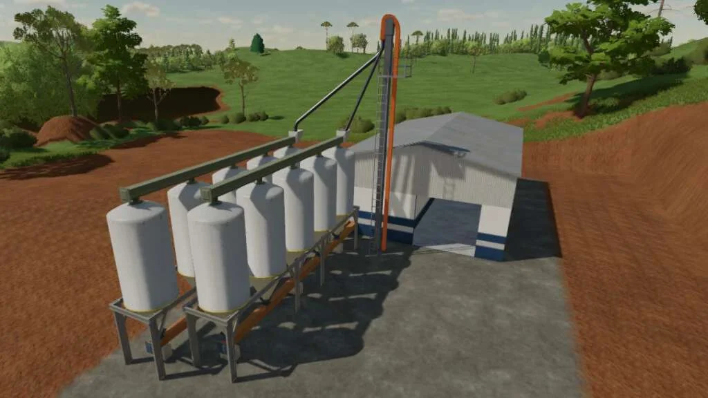 Grain Mill BR v1.0 FS22 FS22 Mod Free Download