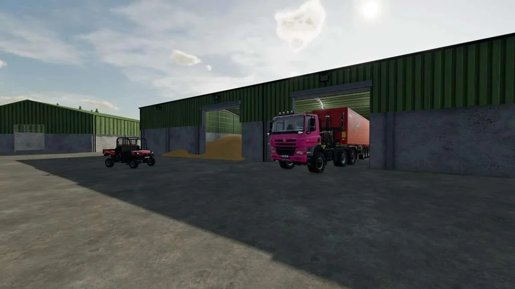 Grain Shed Pack v1.0 FS22 FS22 Mod Free Download