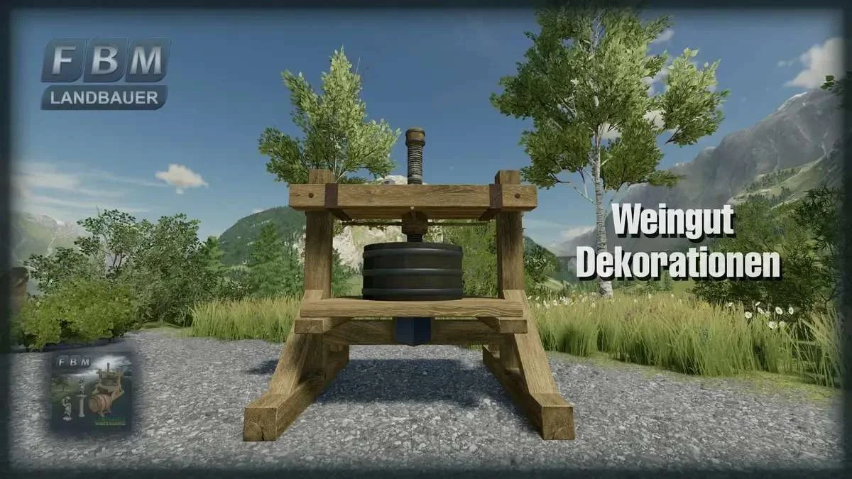 Grape Farm Decorations Package v1.1 FS22