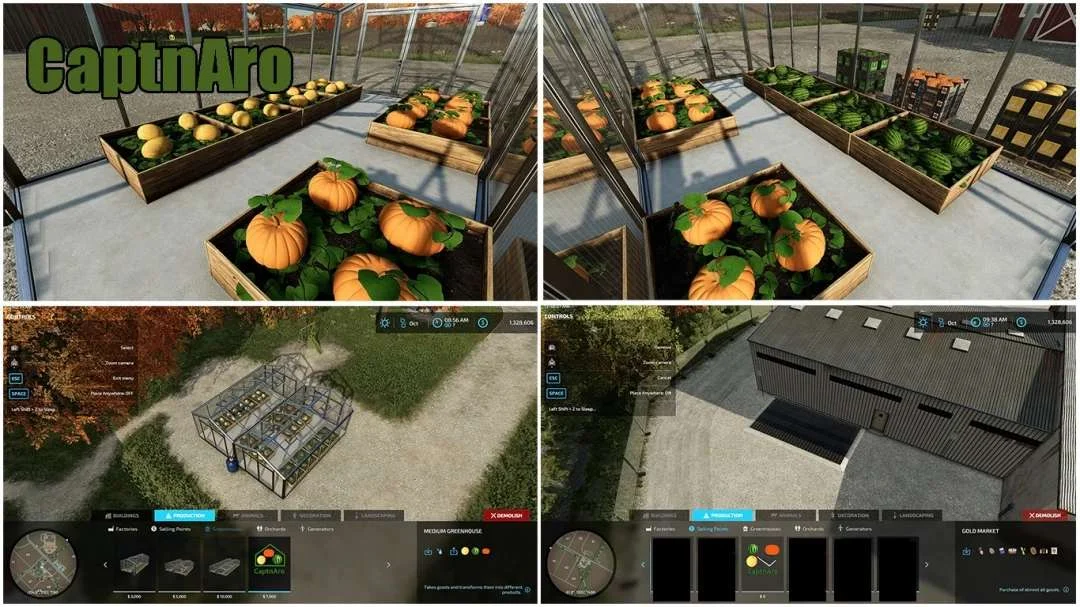 Greenhouse MWP By CaptnAro v1.0.0.1 FS22 FS22 Mod Free Download