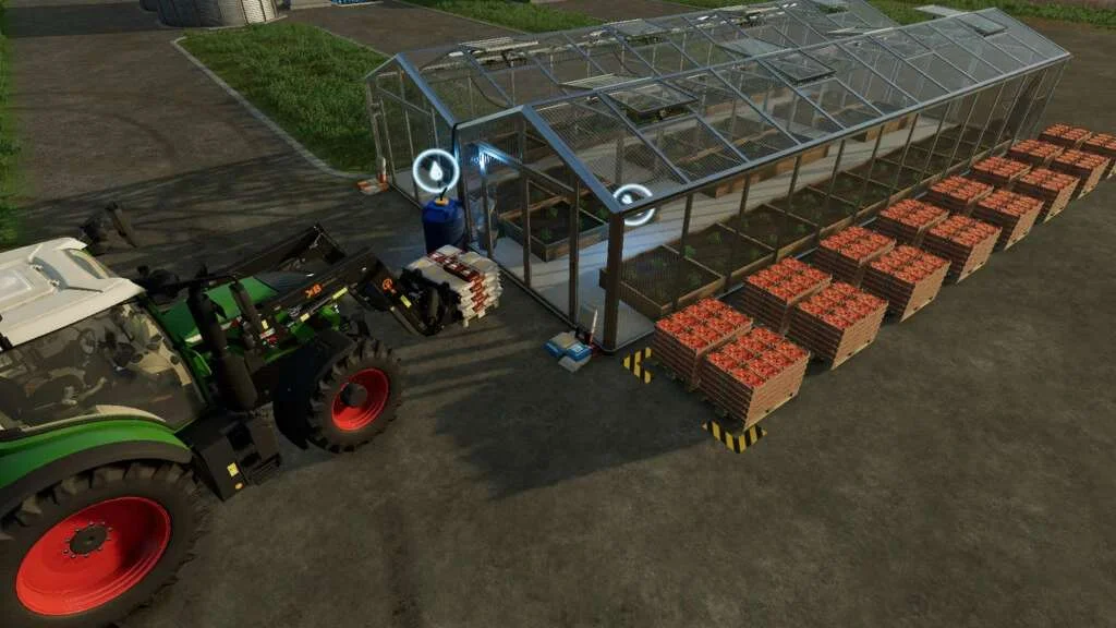 Greenhouses With Seeds And Fertilizer v1.0 FS22 FS22 Mod Free Download