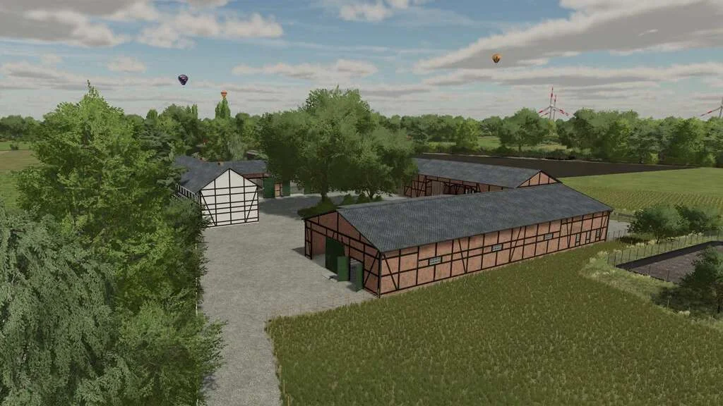 Half-Timbered Farm Buildings v1.0.0.1 FS22
