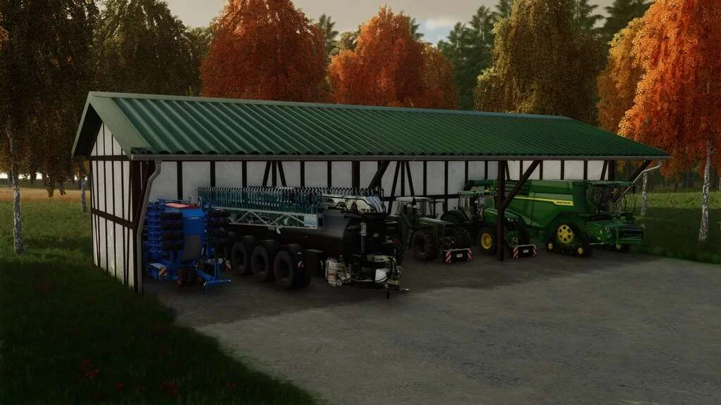 Halftimbered Shelter v1.0 FS22 FS22 Mod Free Download