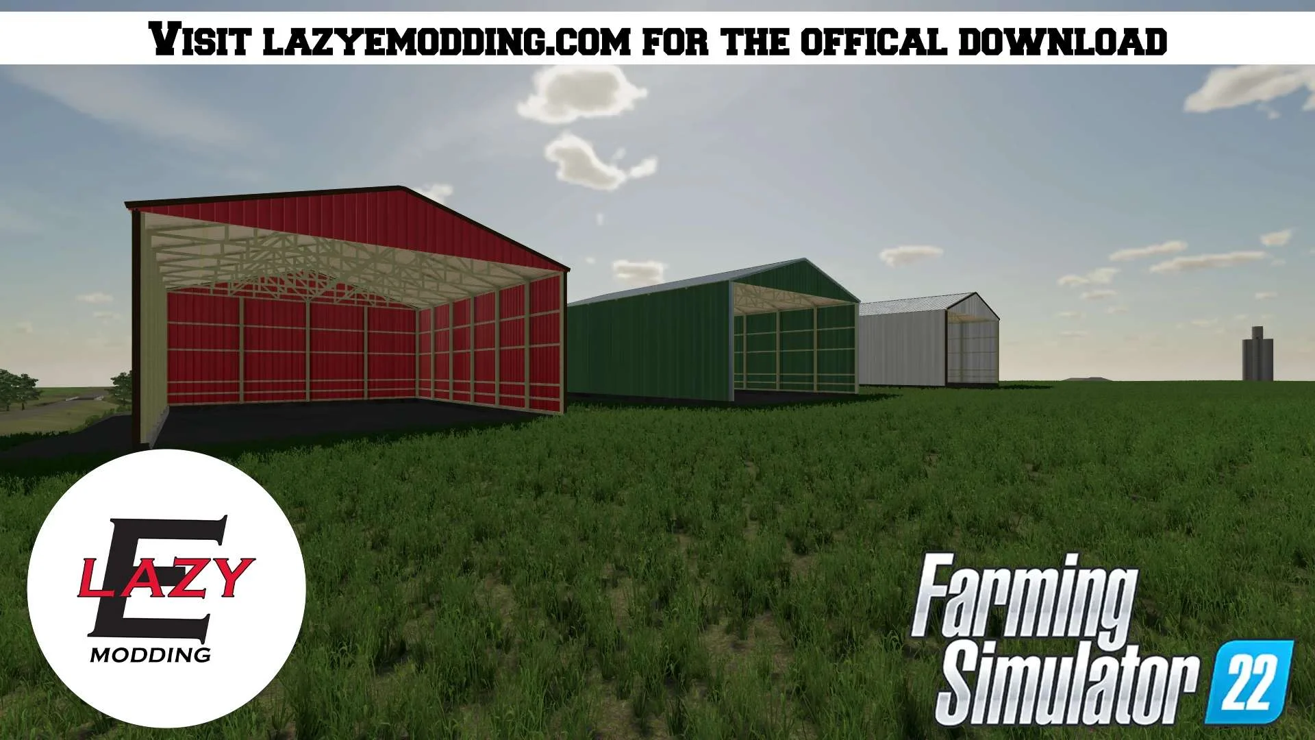 Hay Shed Pack v1.1 FS22 FS22 Mod Free Download