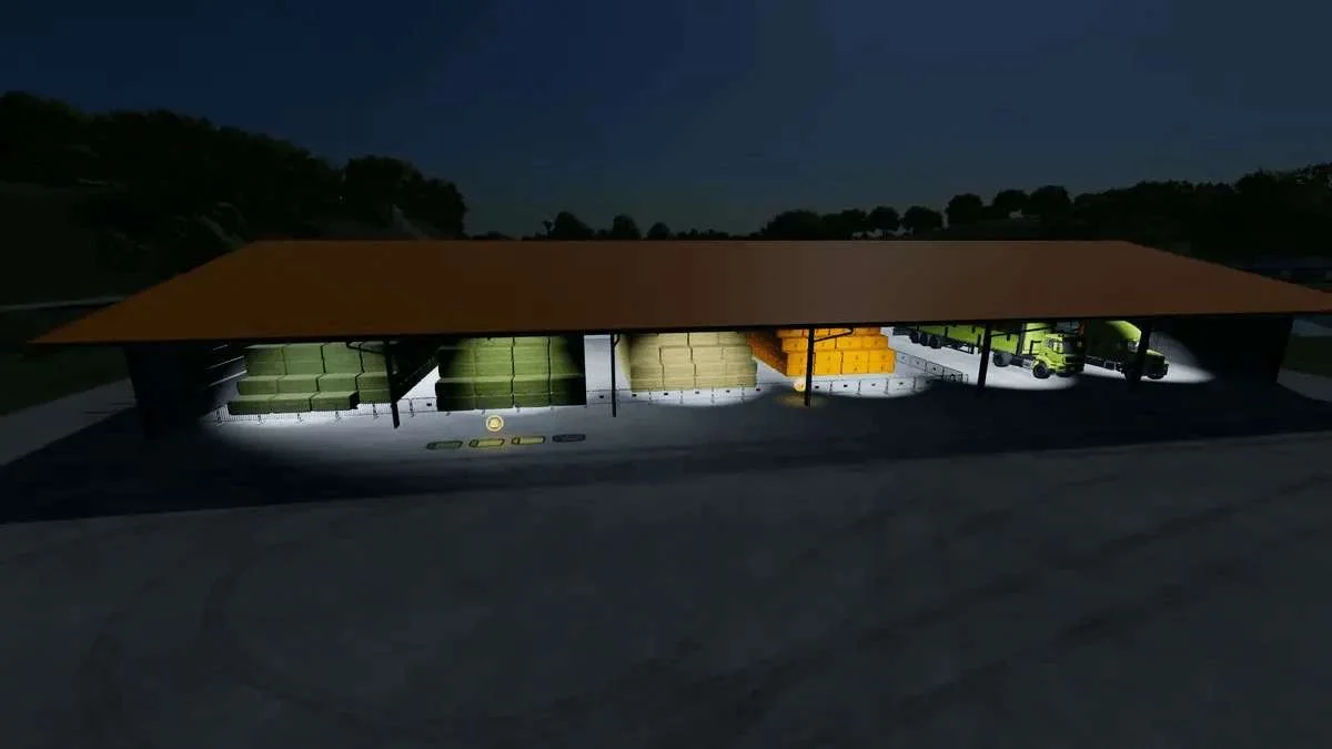 Hirschfeld Bale Storage v1.0 FS22 FS22 Mod Free Download