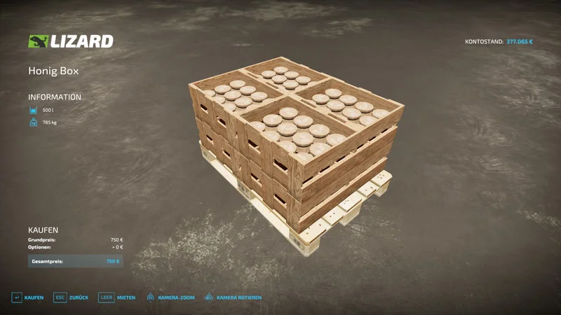 Honey Palette V1.1 FS22 FS22 Mod Free Download