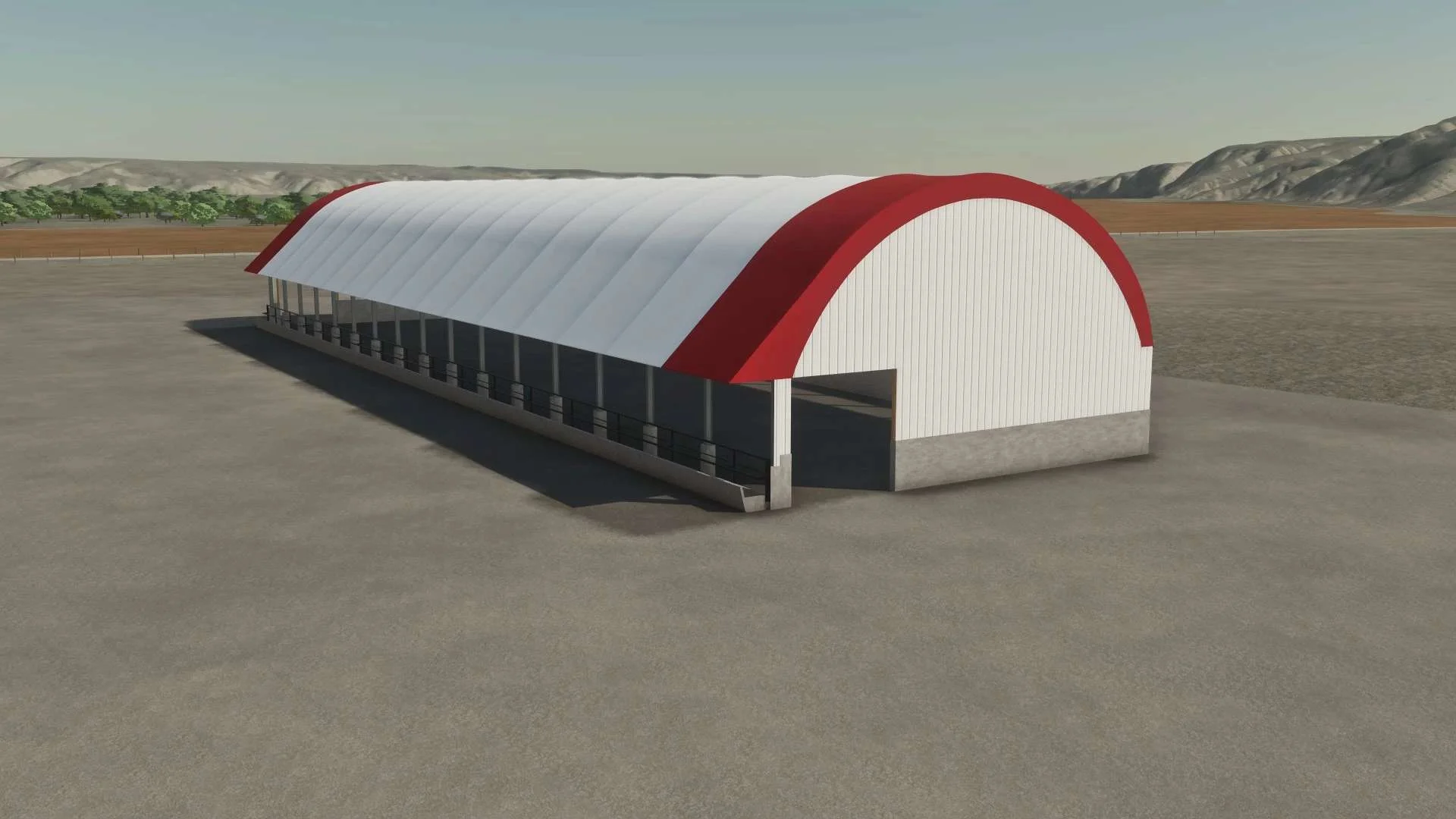Hoop Cattle Barn v1.0 FS22