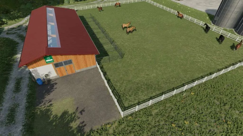 Horse Stable With Paddocks v1.1 FS22 FS22 Mod Free Download