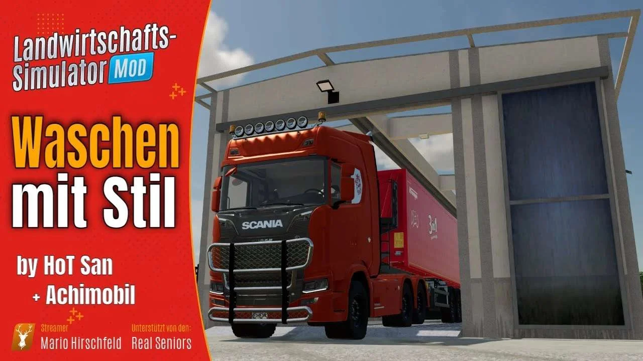 HoT autoWash v1.0 FS22 FS22 Mod Free Download