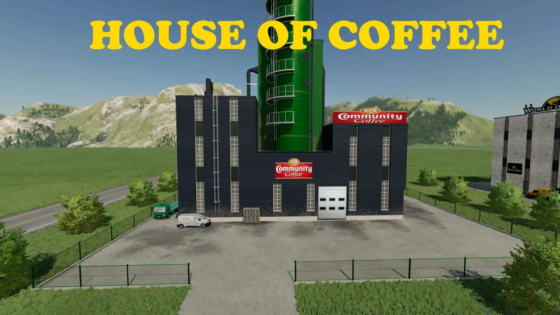 House Of Coffee V1.0 FS22 FS22 Mod Free Download