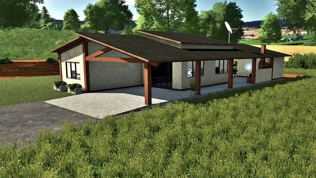 House With Pool v1.0 FS22
