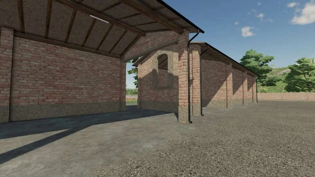 Italian Shed Package v1.0 FS22 FS22 Mod Free Download