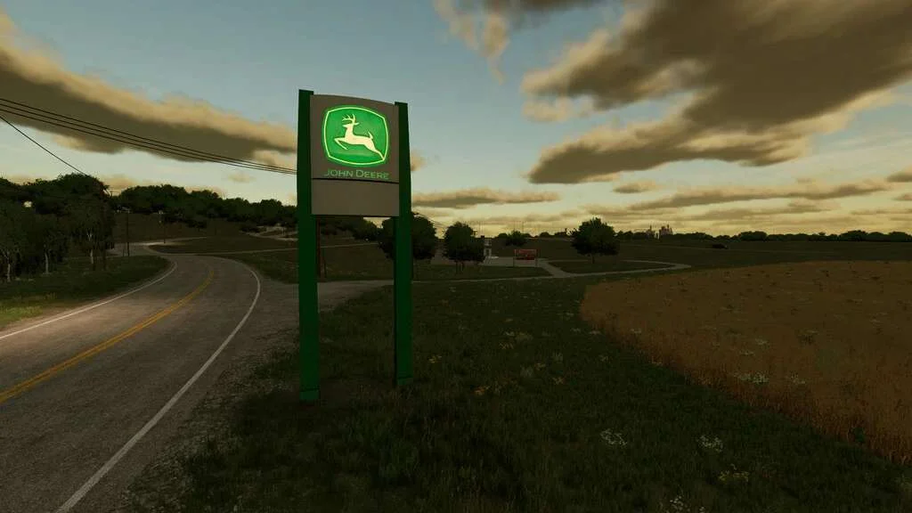 John Deere Dealer Sign v1.0 FS22 FS22 Mod Free Download
