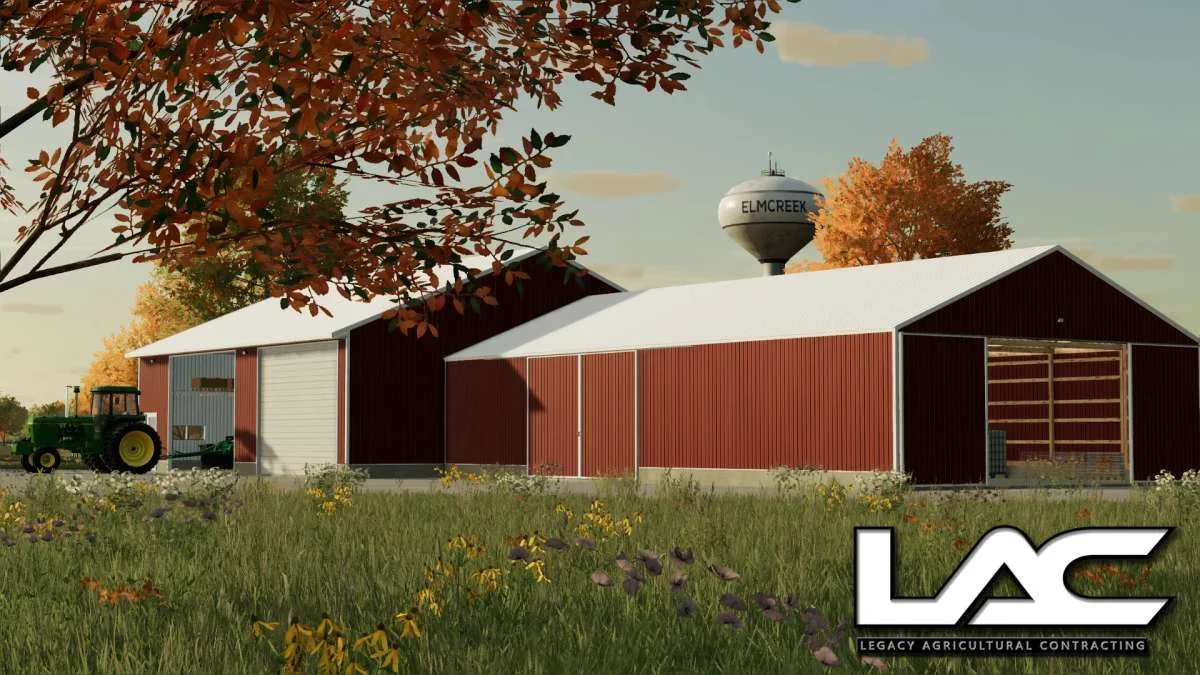 LAC 58×50 Shop v1.0 FS22 FS22 Mod Free Download