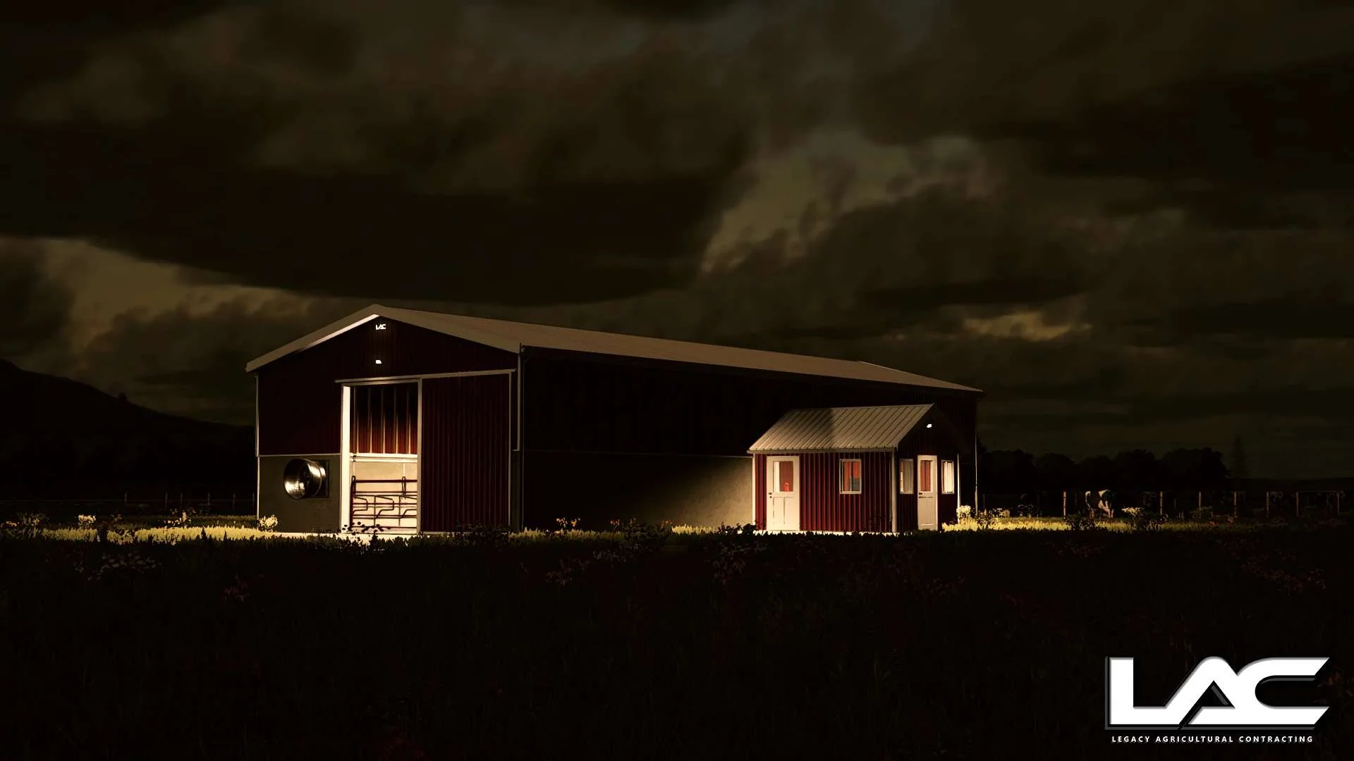 LAC 90×38 Dairy v1.0 FS22 FS22 Mod Free Download