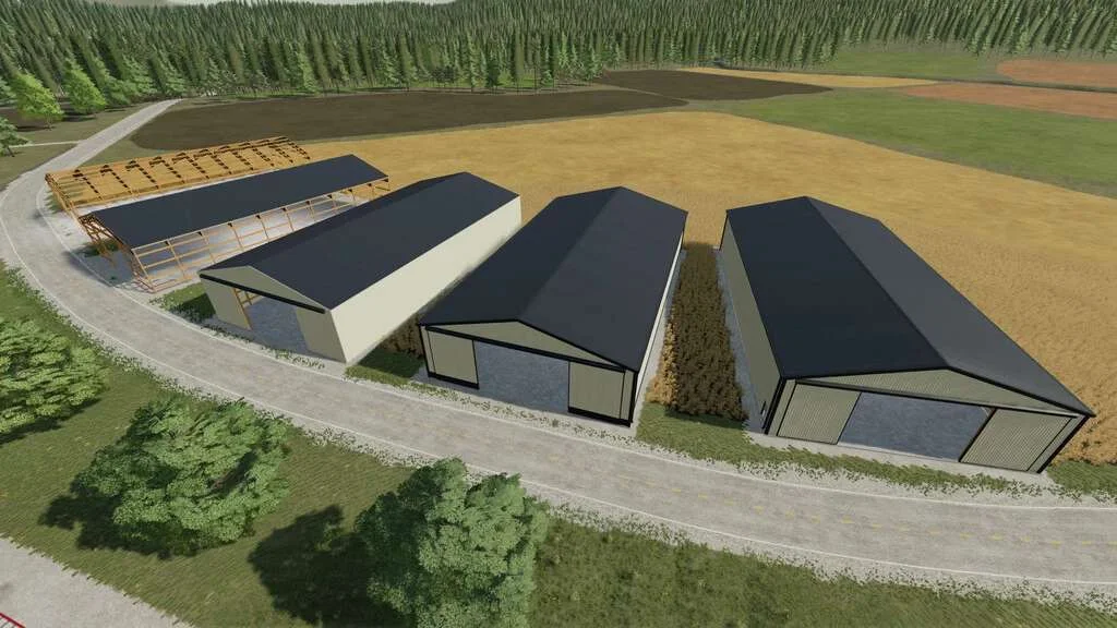 Lage Pole Barn v1.0 FS22 FS22 Mod Free Download
