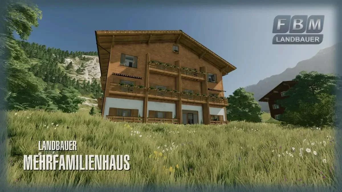 Landbauer Apartment Building v1.0 FS22 FS22 Mod Free Download