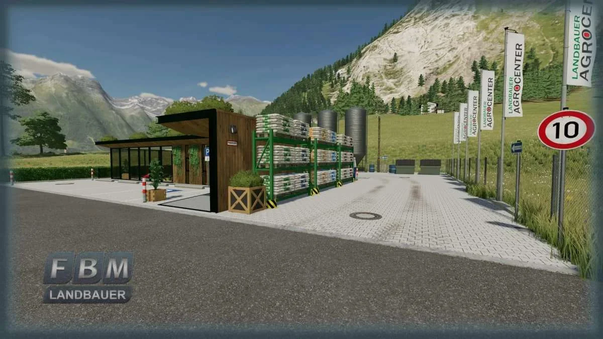 Landbauer Argrocenter v1.1 FS22 FS22 Mod Free Download