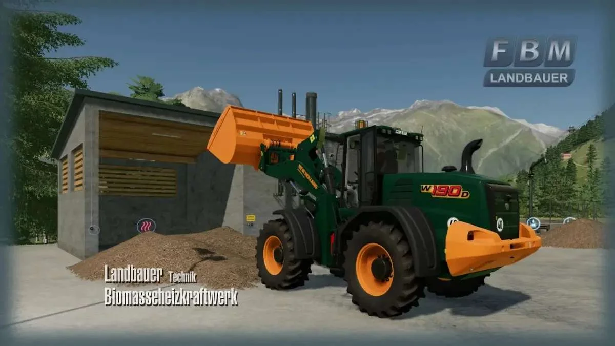 Landbauer Bio Heating Plant v1.1.1 FS22 FS22 Mod Free Download
