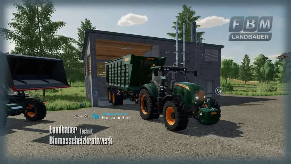 Landbauer Bio Heating Plant v1.1 FS22 FS22 Mod Free Download