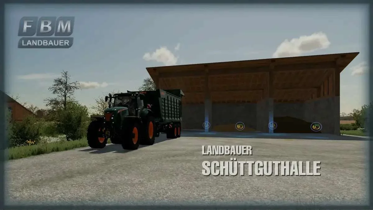 Landbauer Bulk Goods Hall v1.0 FS22
