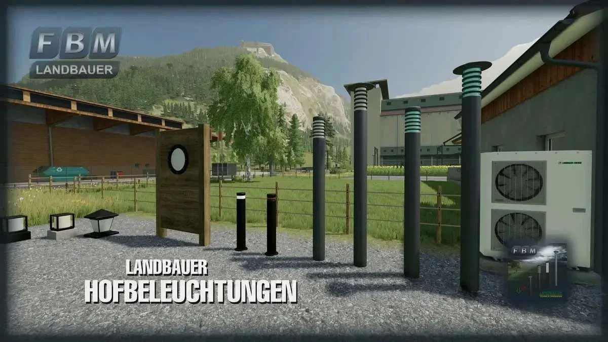 Landbauer Courtyard Lighting v1.0 FS22