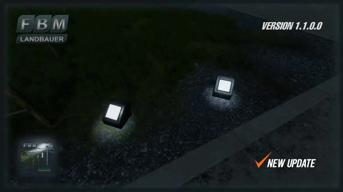 Landbauer Courtyard Lighting v1.1 FS22