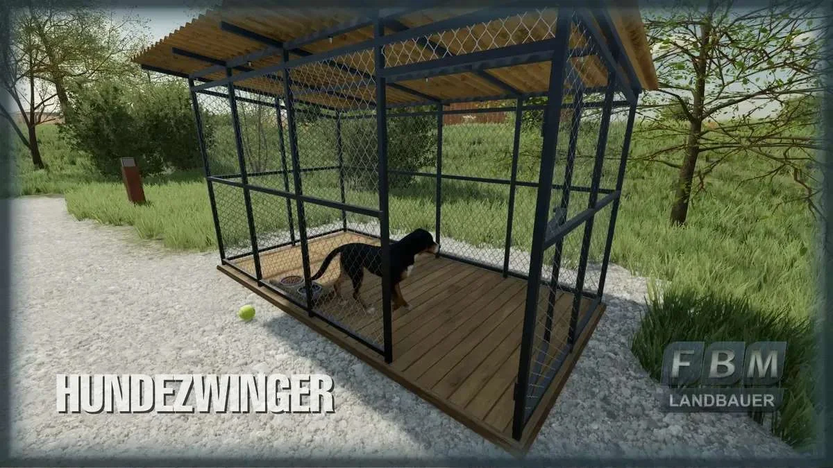 Landbauer Dog Cage v1.0 FS22 FS22 Mod Free Download