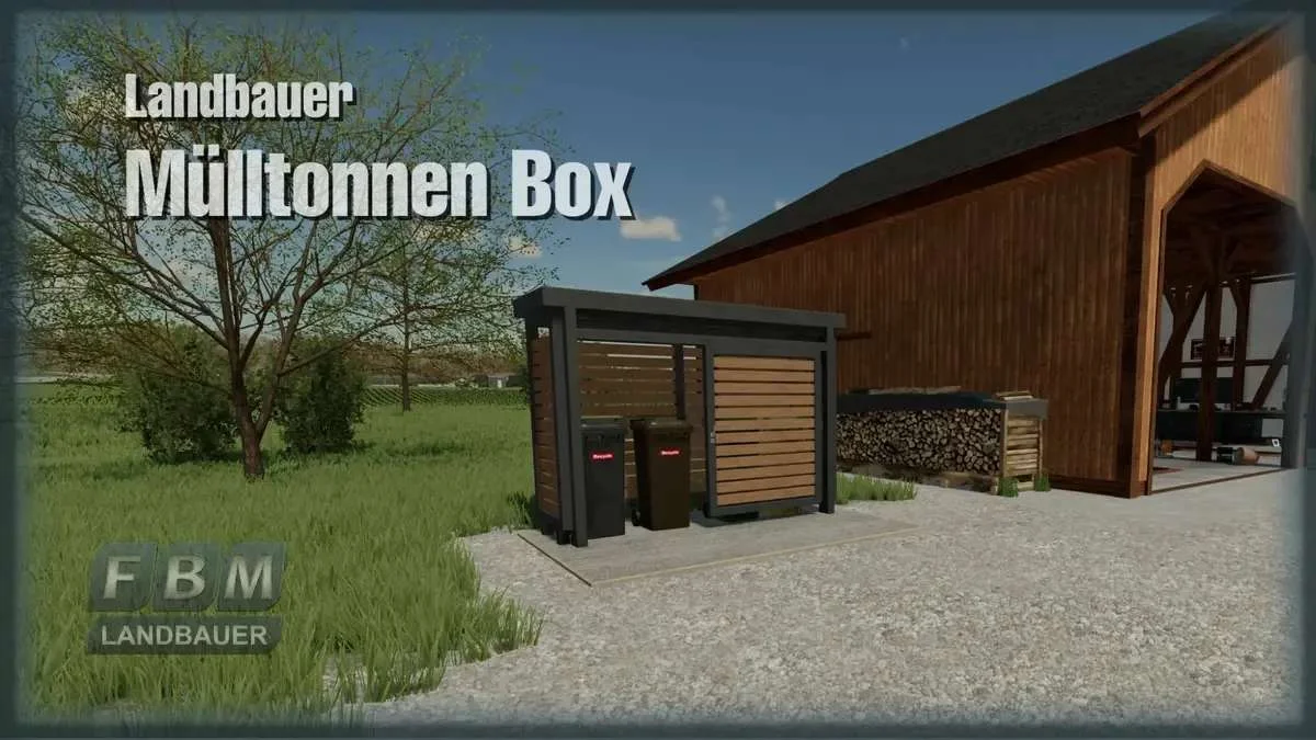 Landbauer Garbage Can Box v1.0 FS22