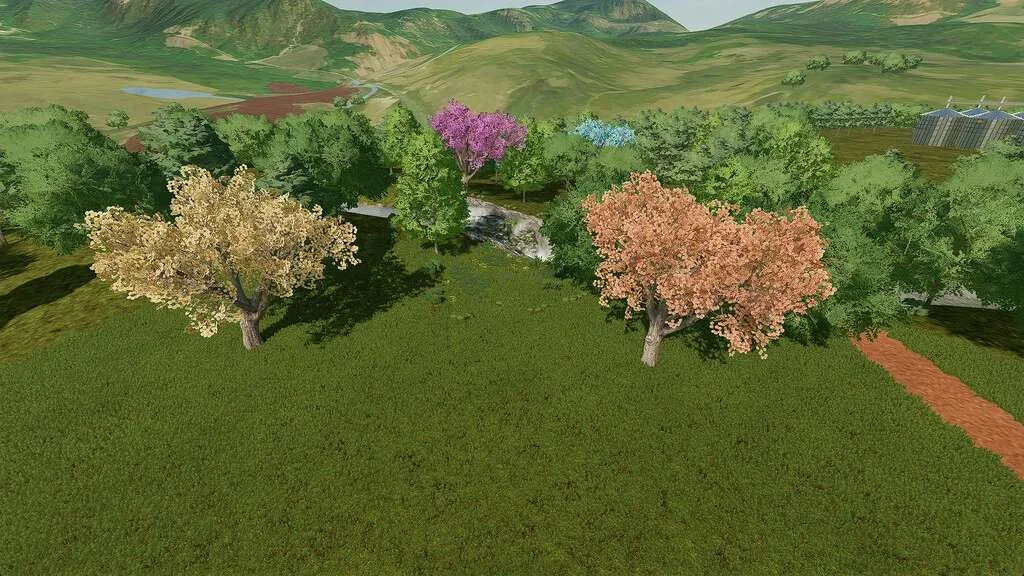 Lapacho Trees v1.0 FS22 FS22 Mod Free Download