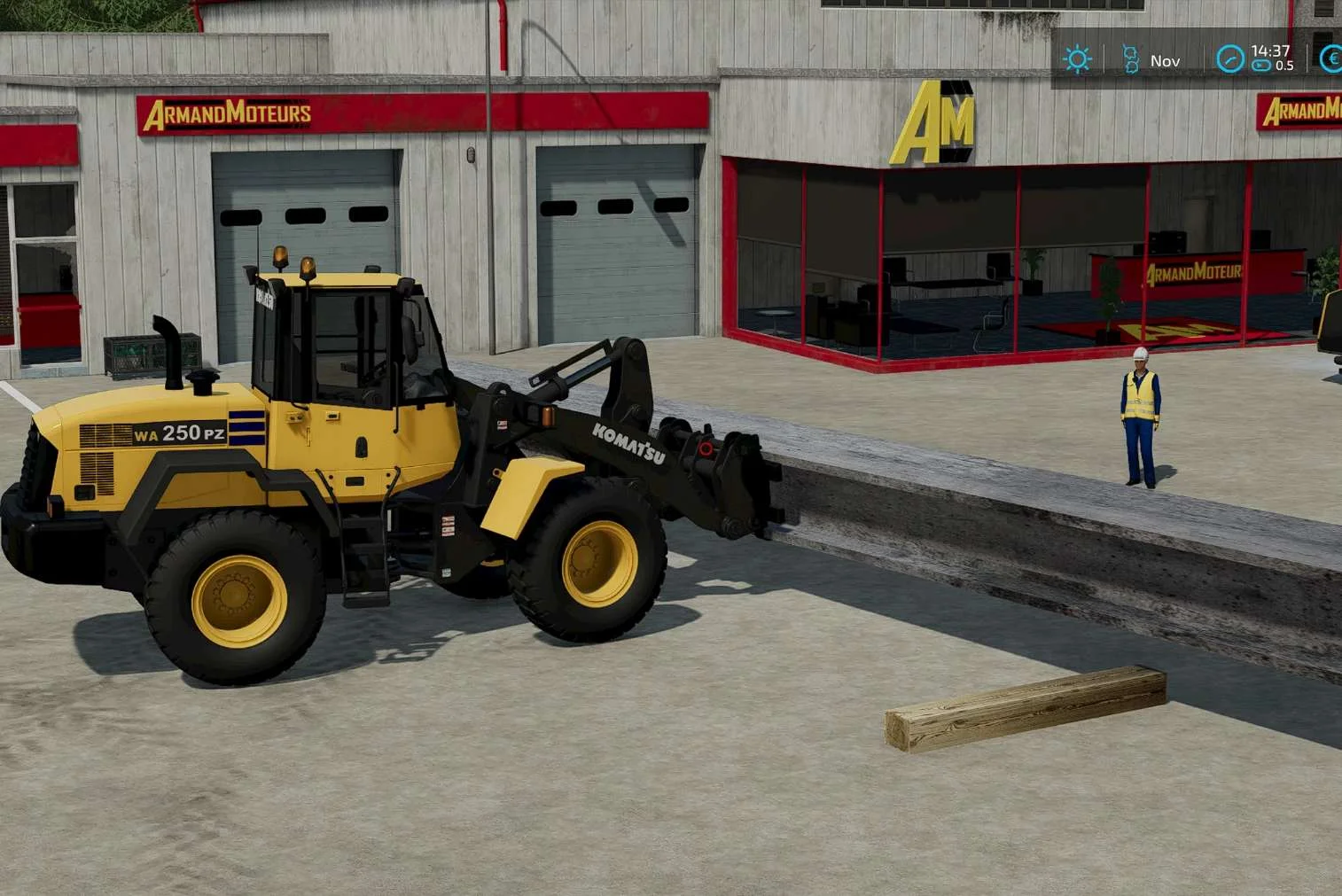Large Concrete Beam v1.0 FS22 FS22 Mod Free Download